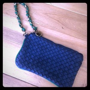 BLUE wristlet